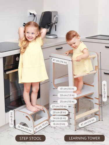 Wieża edukacyjna, stołek dla maluchów, stołek kuchenny dla maluchów